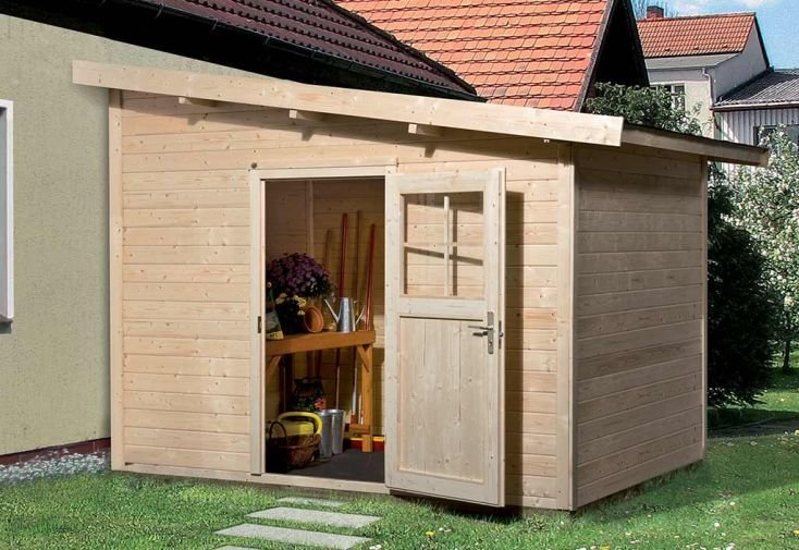 abri de jardin adossé en bois d’épicéa brut 260 t1 – 4,94 m² abri de jardin adossé en bois d’épicéa brut 260 t1 – 4,94 m²