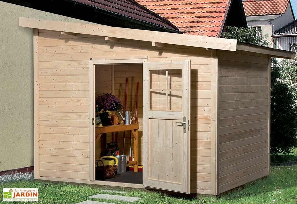 abri jardin adosse bois brut weka.jpg abri jardin adosse bois brut weka.jpg