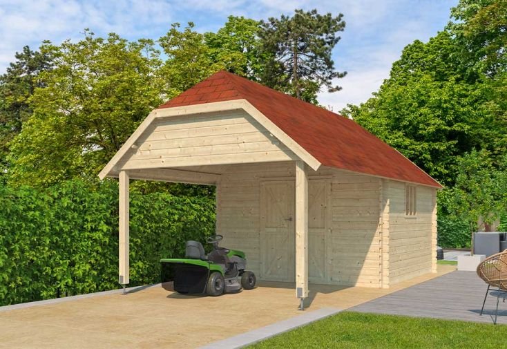 abri de jardin bois d’Épicéa auvent + toit shingle oxford xl 23 m² abri de jardin bois d’Épicéa auvent + toit shingle oxford xl 23 m²