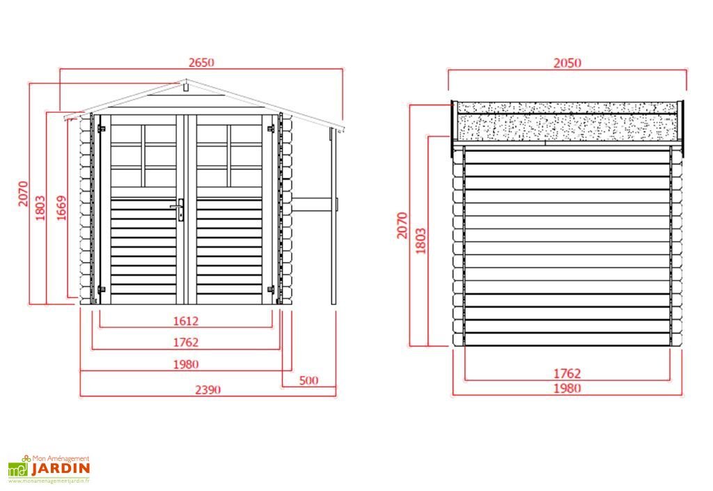 abri de jardin en bois avec bûcher 19 mm 4m² abri de jardin en bois avec bûcher 19 mm 4m²