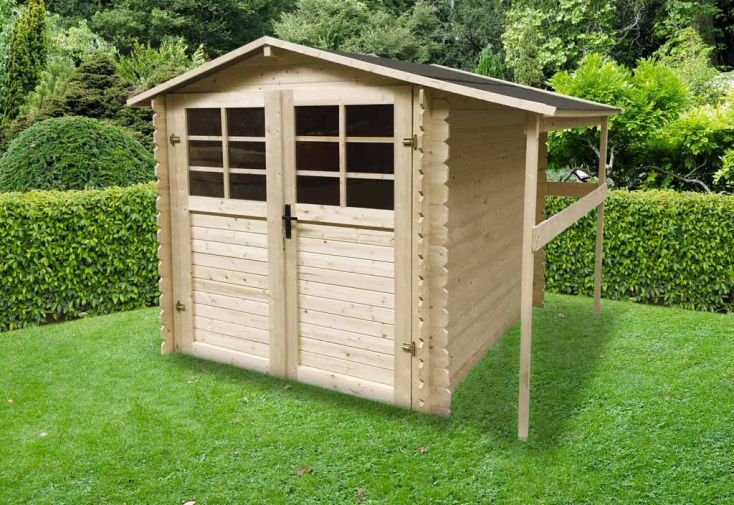abri de jardin en bois avec bûcher 19 mm 4m² abri de jardin en bois avec bûcher 19 mm 4m²