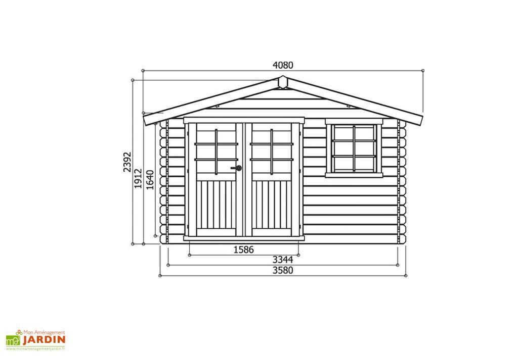 abri de jardin bois chimay 28 mm (358x298) traité en option abri de jardin bois chimay 28 mm (358x298) traité en option
