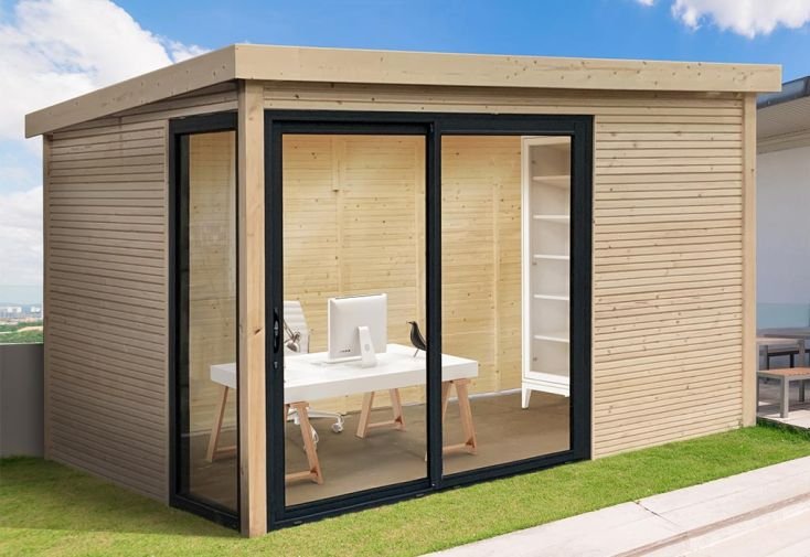 abri de jardin en bois d’épicéa traité avec baie vitrée seda 9,22 m² abri de jardin en bois d’épicéa traité avec baie vitrée seda 9,22 m²