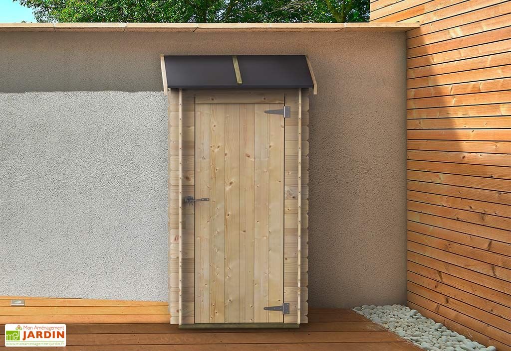 abri de jardin adossable en bois de pin brut arturo 98 x 64 x 188 cm abri de jardin adossable en bois de pin brut arturo 98 x 64 x 188 cm