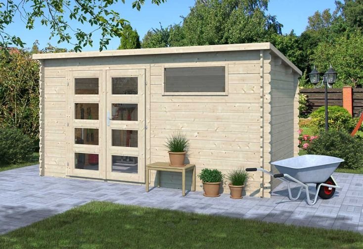 abri de jardin en bois d’épicéa brut capucine – 9,87 m² abri de jardin en bois d’épicéa brut capucine – 9,87 m²