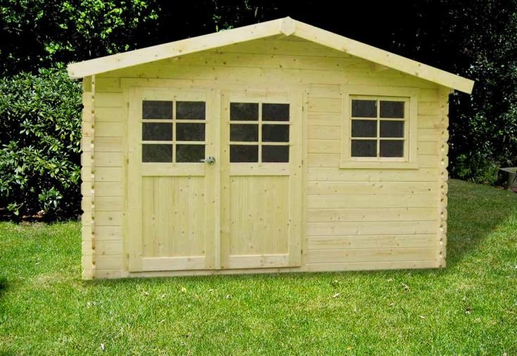abri de jardin bois chimay 28 mm (358x298) traité en option abri de jardin bois chimay 28 mm (358x298) traité en option
