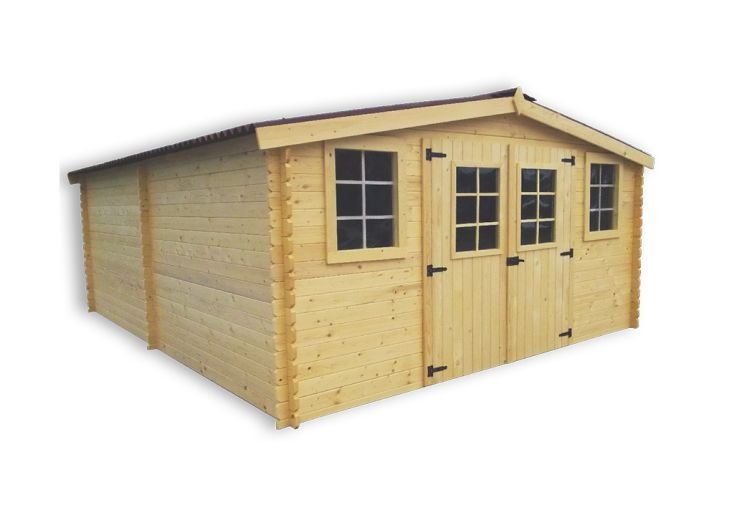 abri de jardin en bois d’épicéa brut 28 mm 20,97 m² abri de jardin en bois d’épicéa brut 28 mm 20,97 m²