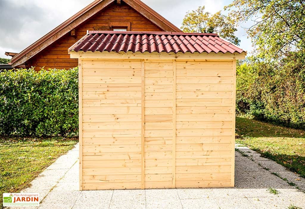 abri de jardin en bois brut 16 mm 6 m² abri de jardin en bois brut 16 mm 6 m²