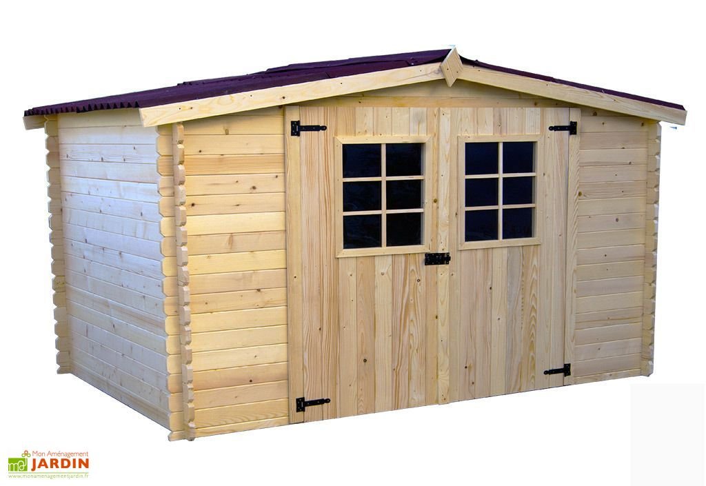 abri de jardin en bois d’Épicéa brut 9 m² abri de jardin en bois d’Épicéa brut 9 m²