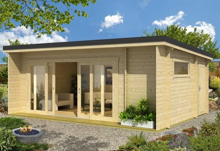 abri de jardin en bois d’Épicéa brut java (22 m²) abri de jardin en bois d’Épicéa brut java (22 m²)