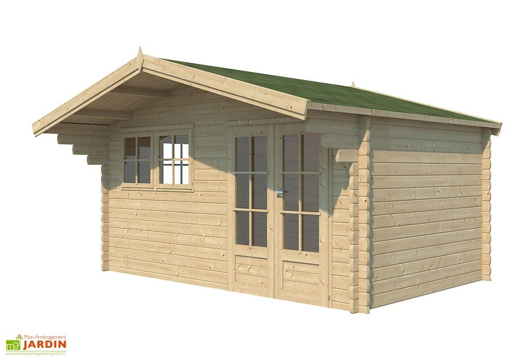 abri de jardin en bois d’Épicéa avec toit en shingle koski 13 m² abri de jardin en bois d’Épicéa avec toit en shingle koski 13 m²