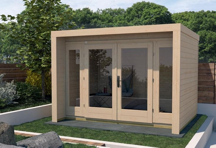 abri de jardin en bois d’Épicéa design 263 t3 8,7 m² (3 coloris) abri de jardin en bois d’Épicéa design 263 t3 8,7 m² (3 coloris)