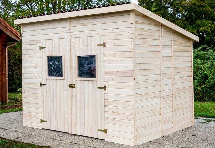 abri de jardin en bois d’Épicéa massif brut 6,6 m² abri de jardin en bois d’Épicéa massif brut 6,6 m²