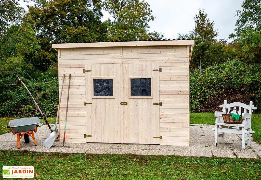 abri de jardin en bois d’Épicéa massif brut 6,6 m² abri de jardin en bois d’Épicéa massif brut 6,6 m²