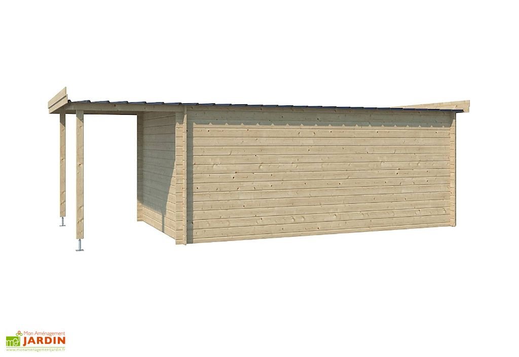 abri de jardin bois d’Épicéa toit en acier + extension oregon 18 m² abri de jardin bois d’Épicéa toit en acier + extension oregon 18 m²