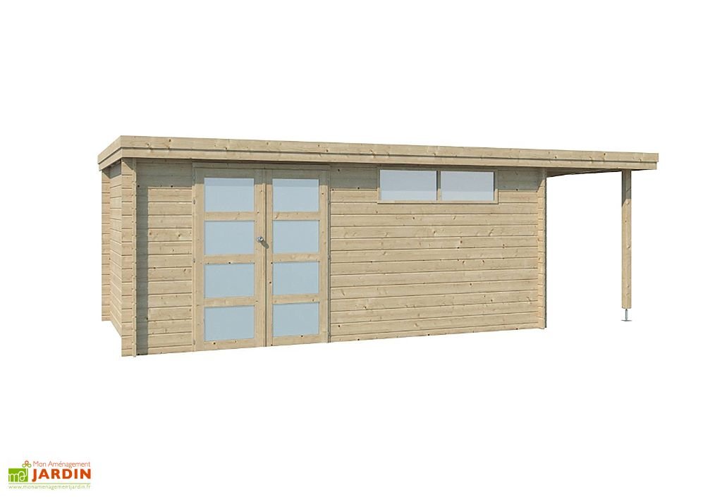 abri de jardin bois d’Épicéa toit en acier + extension oregon 18 m² abri de jardin bois d’Épicéa toit en acier + extension oregon 18 m²