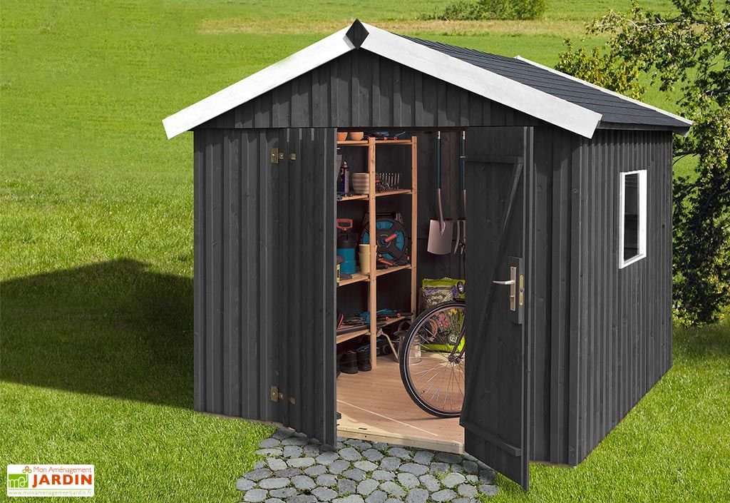abri jardin bois epicea traite 349 t3 anthracite 59m.jpg abri jardin bois epicea traite 349 t3 anthracite 59m.jpg