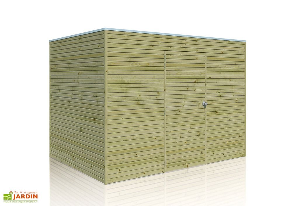 abri de jardin en bois d’épicéa traité qube 6,3 m² abri de jardin en bois d’épicéa traité qube 6,3 m²