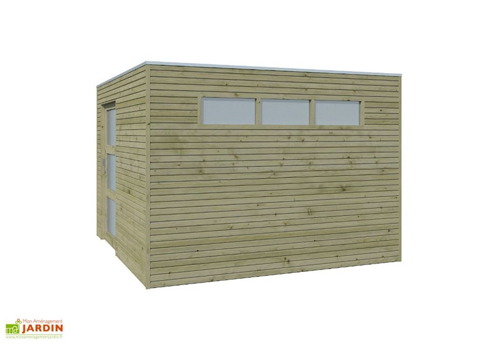 abri de jardin en bois d’épicéa traité qube 9 m² abri de jardin en bois d’épicéa traité qube 9 m²