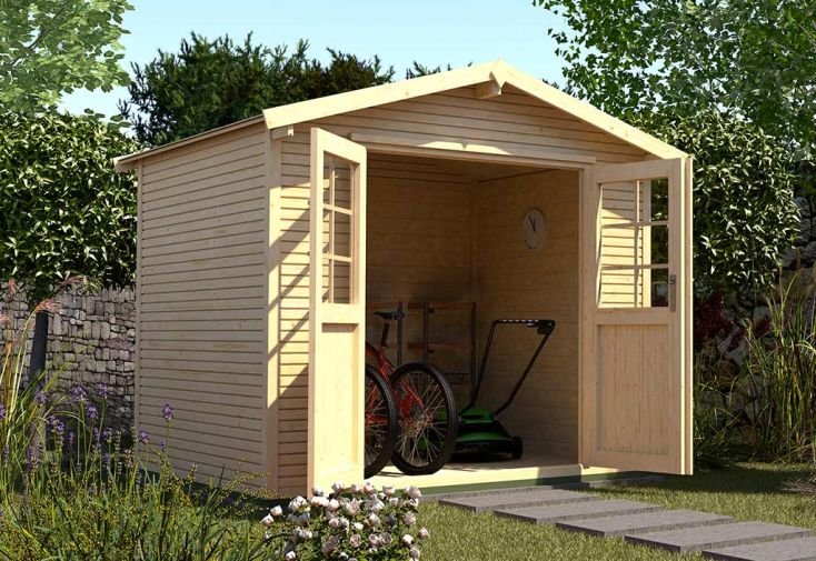 abri de jardin en bois d’Épicéa wekaline 6,1 m² (3 coloris) abri de jardin en bois d’Épicéa wekaline 6,1 m² (3 coloris)