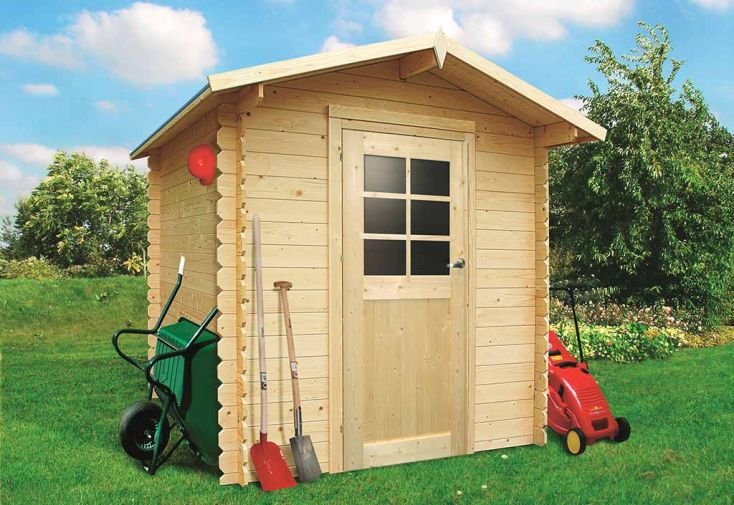 abri de jardin bois essen 19mm (198 x 198 cm) abri de jardin bois essen 19mm (198 x 198 cm)