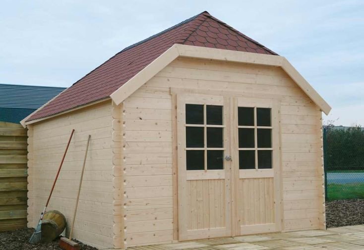 abri de jardin bois limerick 28mm (298x388cm) traité en option abri de jardin bois limerick 28mm (298x388cm) traité en option