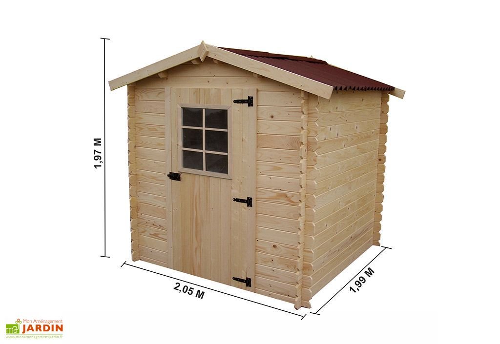 abri de jardin bois 20 mm (199x205x197cm) abri de jardin bois 20 mm (199x205x197cm)