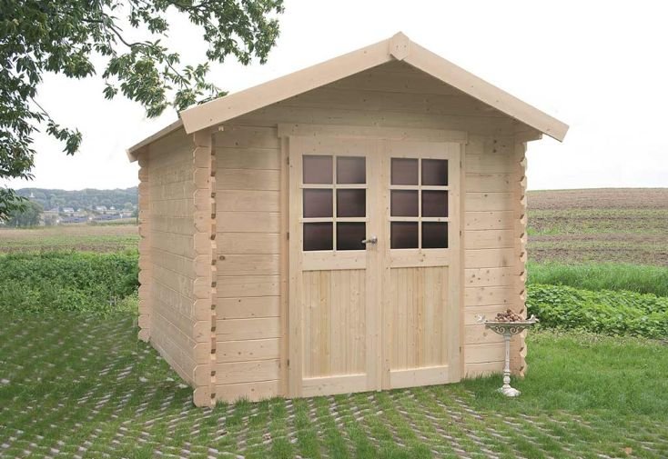 abri de jardin en bois nimes 28mm (238 x 238cm) traité en option abri de jardin en bois nimes 28mm (238 x 238cm) traité en option