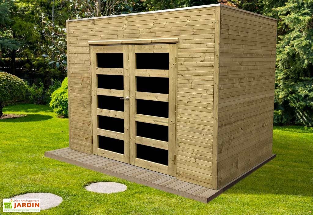 abri jardin bois traitement autoclave capri madriers 19mm 6m2 3x2m toit plat.jpg abri jardin bois traitement autoclave capri madriers 19mm 6m2 3x2m toit plat.jpg