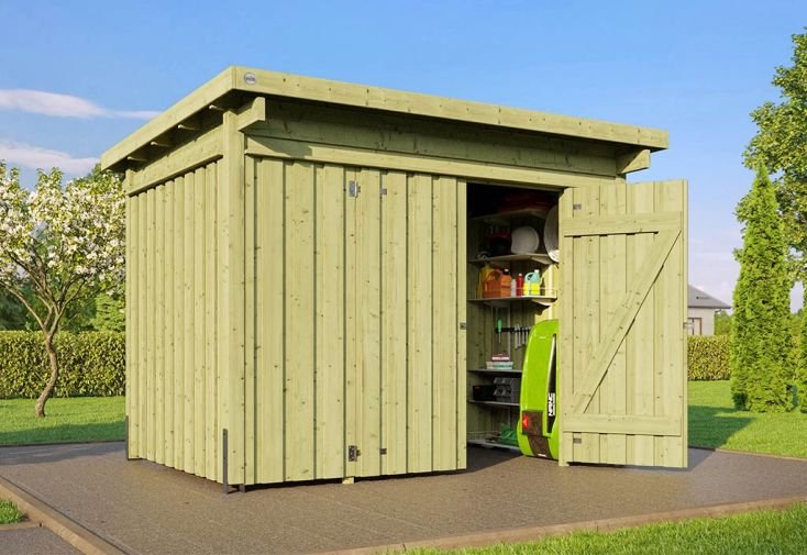 abri de jardin modulable en bois de pin traité – 5,73 m² abri de jardin modulable en bois de pin traité – 5,73 m²