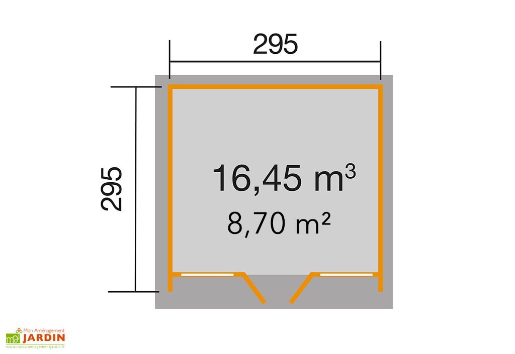 abri de jardin en bois d’Épicéa design 263 t3 8,7 m² (3 coloris) abri de jardin en bois d’Épicéa design 263 t3 8,7 m² (3 coloris)