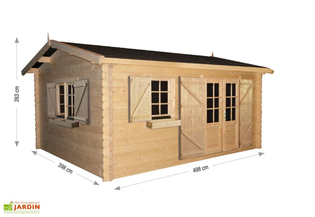 abri de jardin en bois d'épicéa brut 19,82 m² piscatoria abri de jardin en bois d'épicéa brut 19,82 m² piscatoria