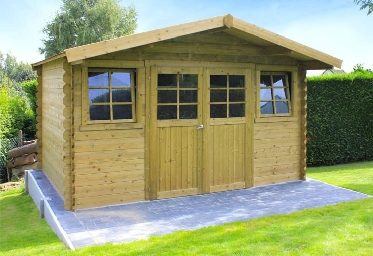 abri de jardin en bois dole 28 mm 12 m² avec toit à 2 pans abri de jardin en bois dole 28 mm 12 m² avec toit à 2 pans
