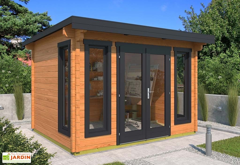 abri de jardin moderne en bois d’épicéa brut alex – 11,31 m² abri de jardin moderne en bois d’épicéa brut alex – 11,31 m²