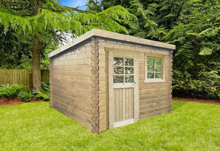 abri de jardin en bois nevers 28mm (238x238cm) abri de jardin en bois nevers 28mm (238x238cm)