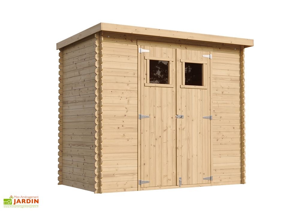 abri de jardin en bois de pin brut 19 mm – 3 m² abri de jardin en bois de pin brut 19 mm – 3 m²