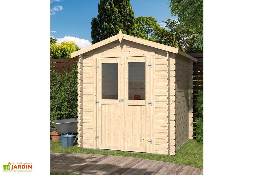 abri de jardin en bois d’épicéa – 220 x 220 x 214 cm abri de jardin en bois d’épicéa – 220 x 220 x 214 cm