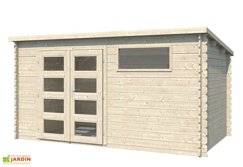abri de jardin en bois d’épicéa brut capucine – 9,87 m² abri de jardin en bois d’épicéa brut capucine – 9,87 m²