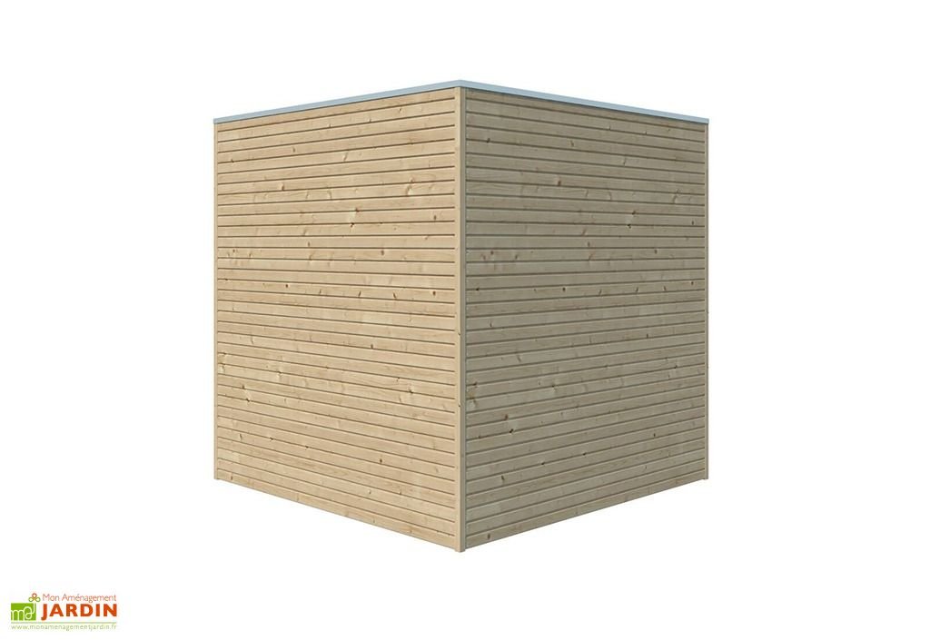 abri de jardin en bois d’épicéa brut qube – 4,41 m² abri de jardin en bois d’épicéa brut qube – 4,41 m²