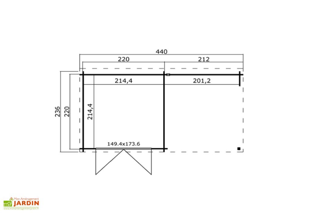 abri de jardin en bois d’épicéa brut avec auvent sophy 10 m² abri de jardin en bois d’épicéa brut avec auvent sophy 10 m²