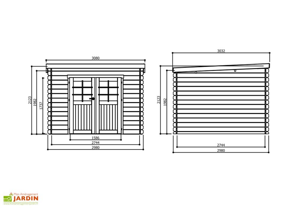 abri de jardin bois brest 28 mm (298x298) traité en option abri de jardin bois brest 28 mm (298x298) traité en option
