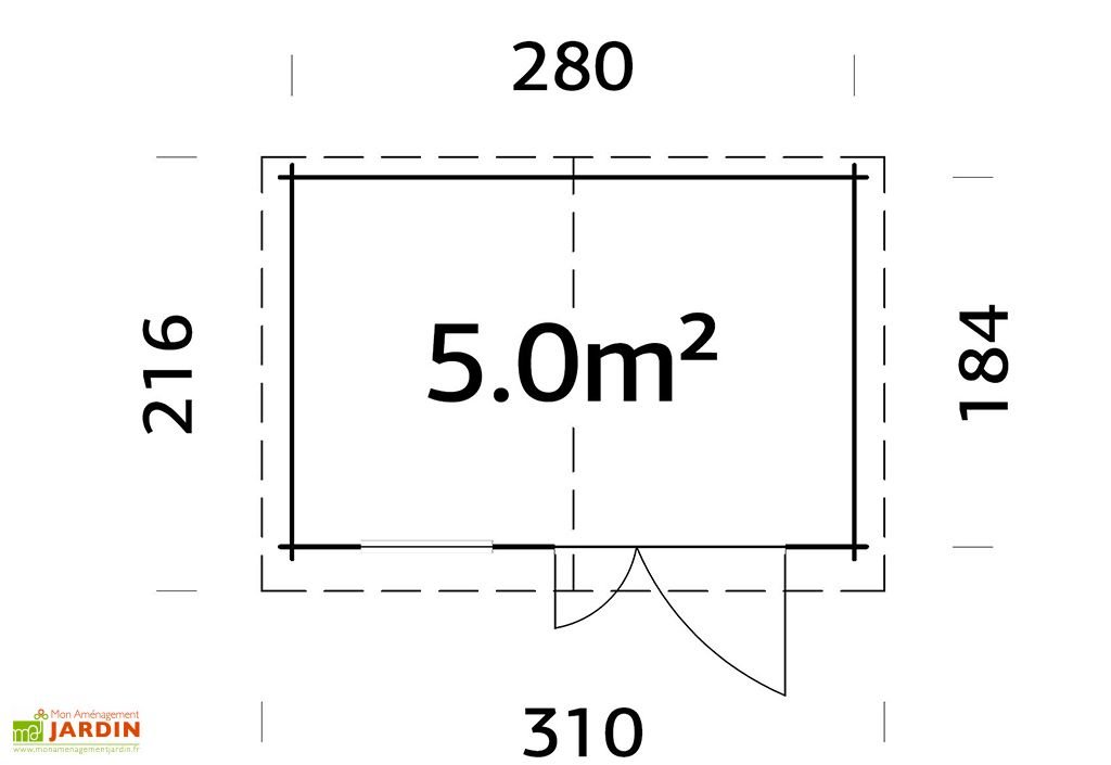 abri de jardin en bois de pin traité 19 mm pablo – 6,7 m² abri de jardin en bois de pin traité 19 mm pablo – 6,7 m²