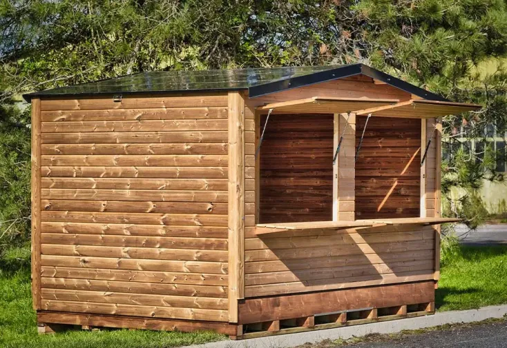 kiosque commercial en bois tht 7 m² – stand de vente pour marché adèle kiosque commercial en bois tht 7 m² – stand de vente pour marché adèle