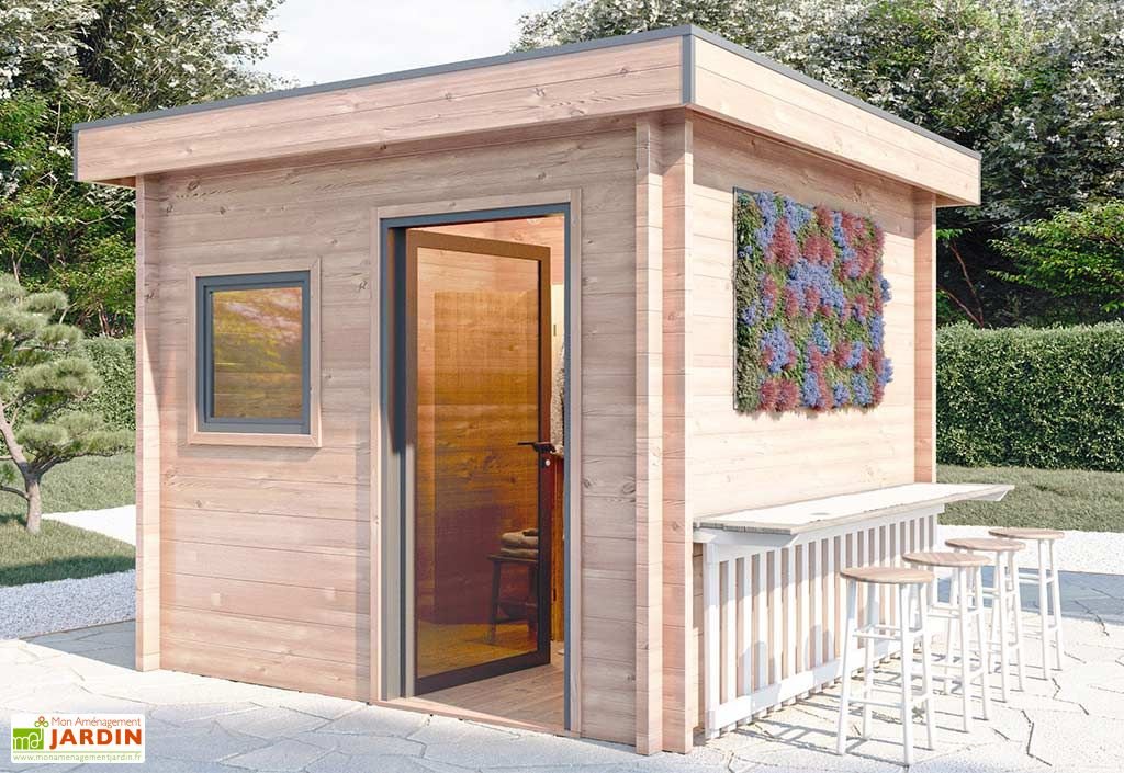 abri de jardin en bois douglas brut 55 mm talipia – 8 m² abri de jardin en bois douglas brut 55 mm talipia – 8 m²