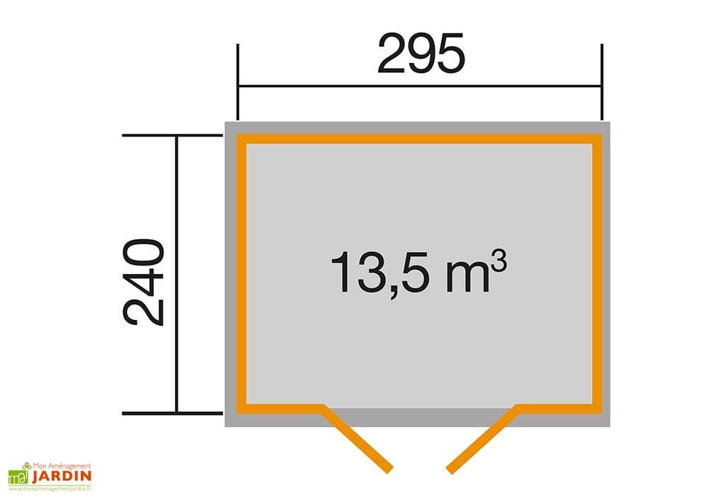 abri de jardin en bois d’épicéa 219 weka line t2 – 7,08 m² abri de jardin en bois d’épicéa 219 weka line t2 – 7,08 m²