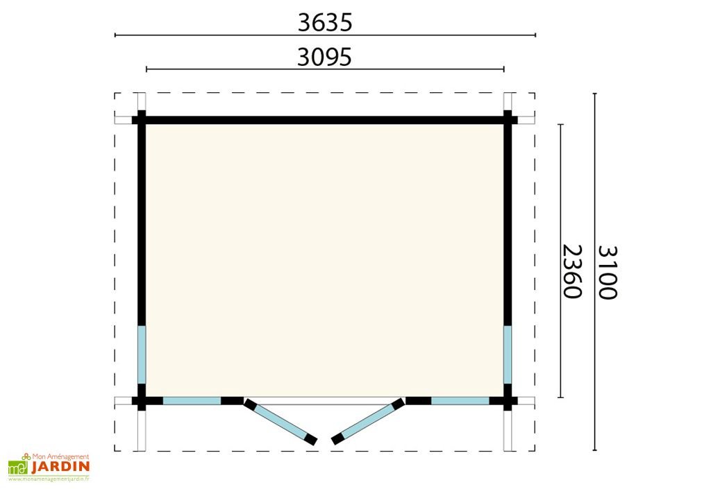 abri de jardin moderne en bois d’épicéa brut alex – 11,31 m² abri de jardin moderne en bois d’épicéa brut alex – 11,31 m²
