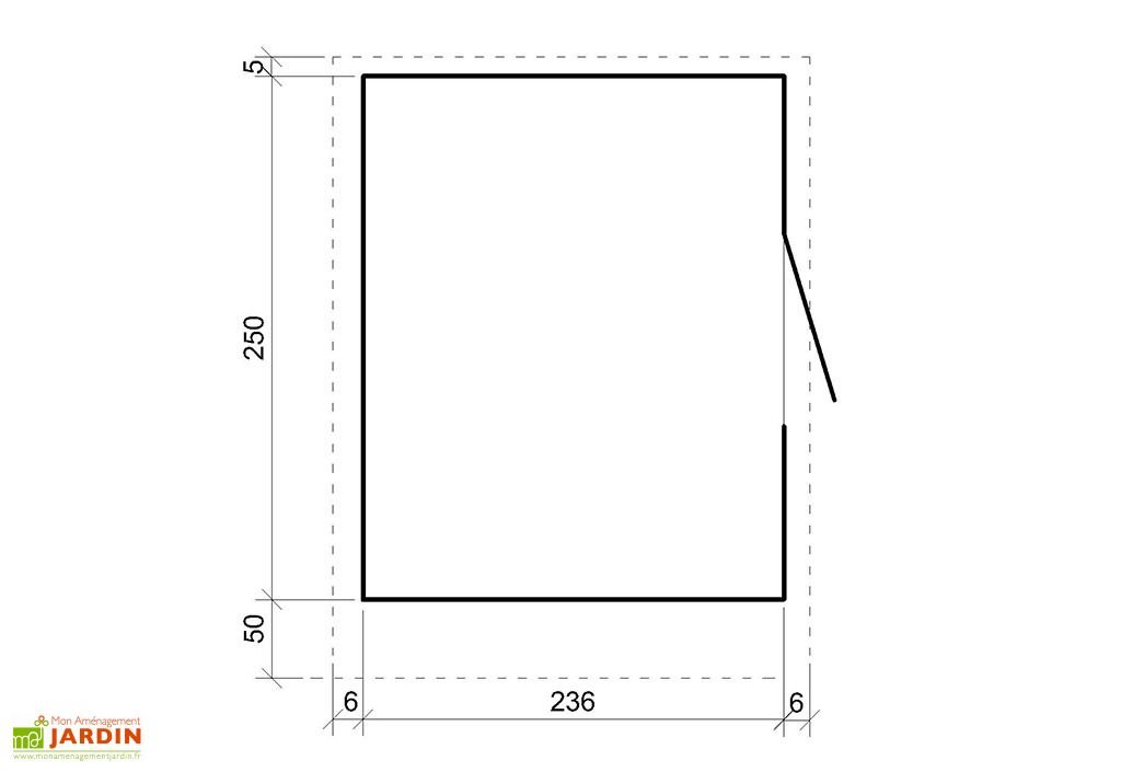 kiosque commercial bois traité 6 m² – stand de vente m950 + peinture kiosque commercial bois traité 6 m² – stand de vente m950 + peinture