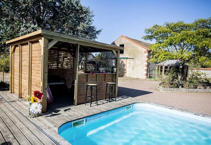 pool house en bois 2 comptoirs blueterm 12 m² pool house en bois 2 comptoirs blueterm 12 m²
