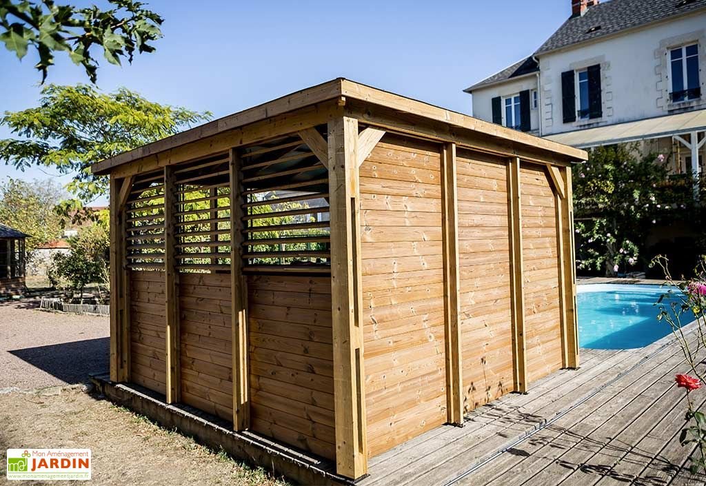 pool house en bois 2 comptoirs blueterm 12 m² pool house en bois 2 comptoirs blueterm 12 m²