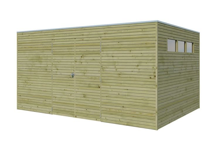 abri de jardin en bois traité autoclave – 12,6 m² abri de jardin en bois traité autoclave – 12,6 m²